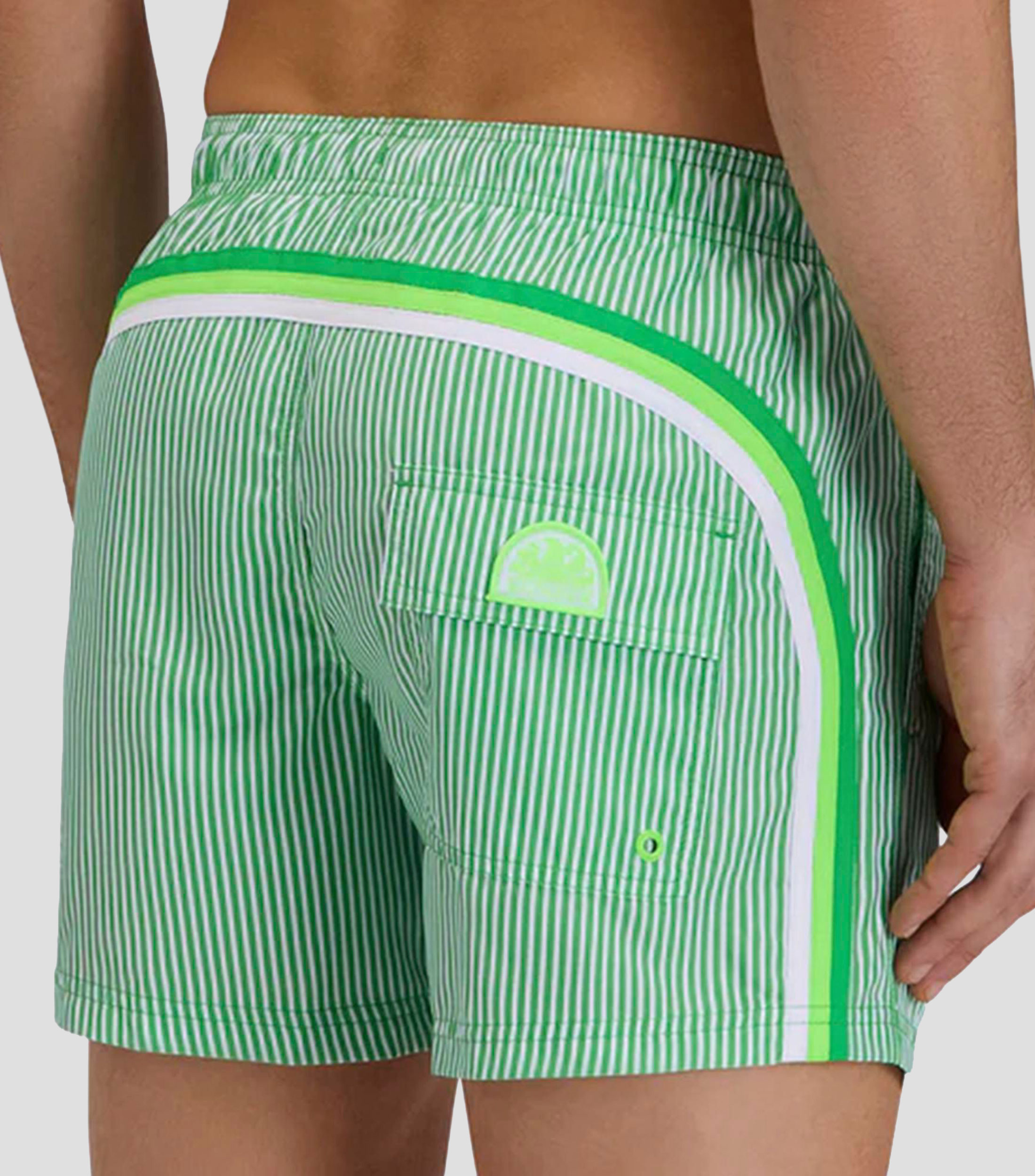 Traje de baño a rayas Hombre